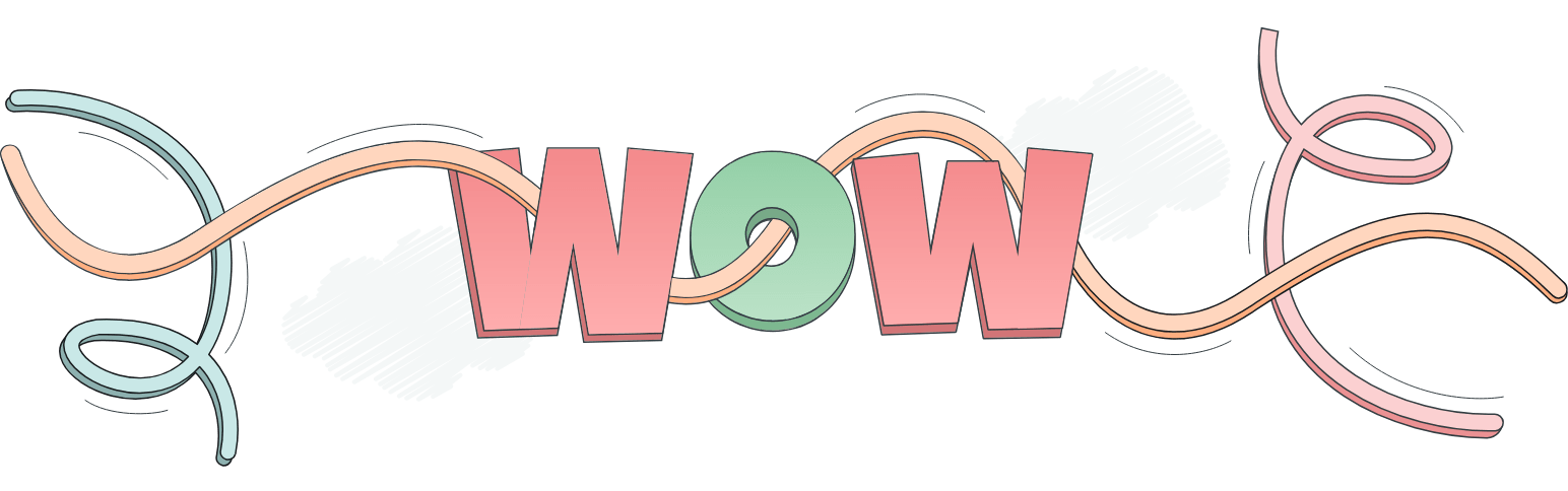 wow logo text image