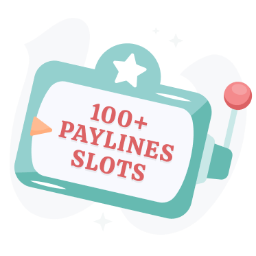 100+ Paylines logo