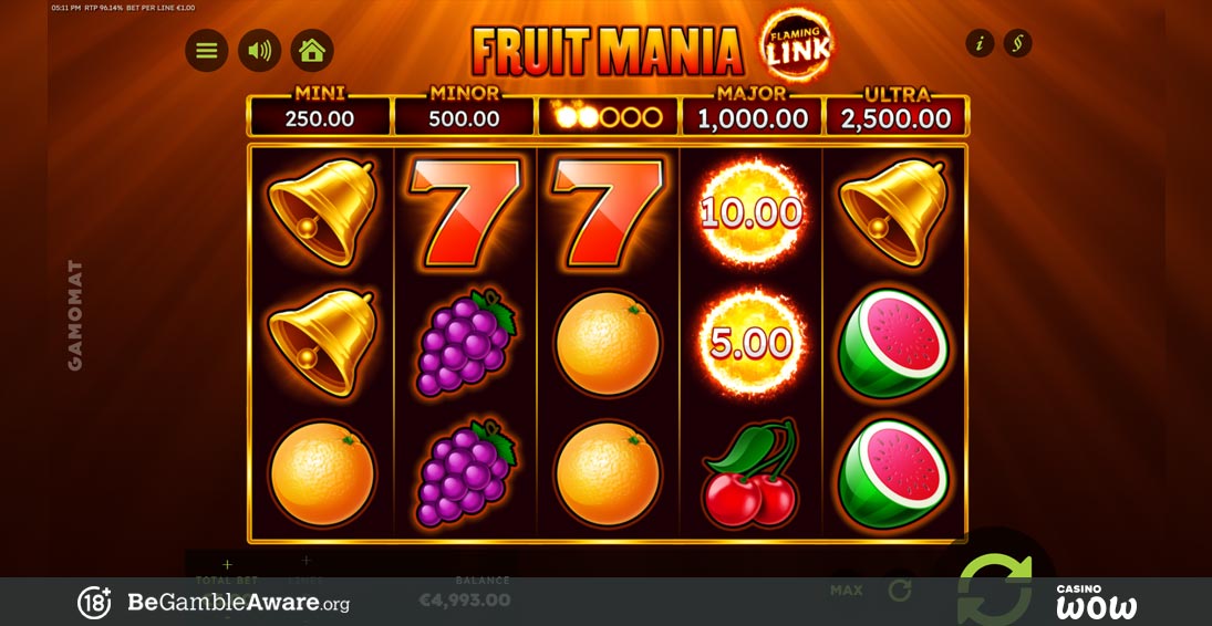 Fruit Mania Flaming Link
