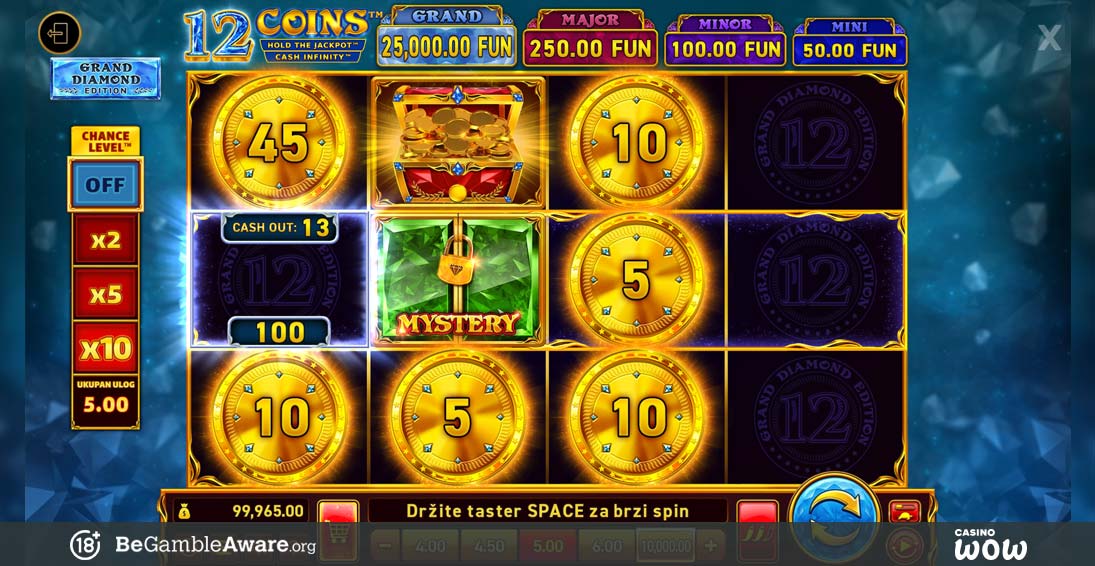 12 Coins Grand Diamond Edition