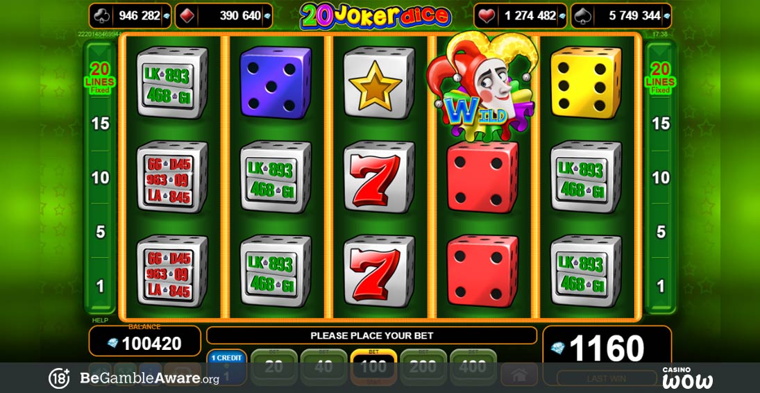 20 Joker Dice