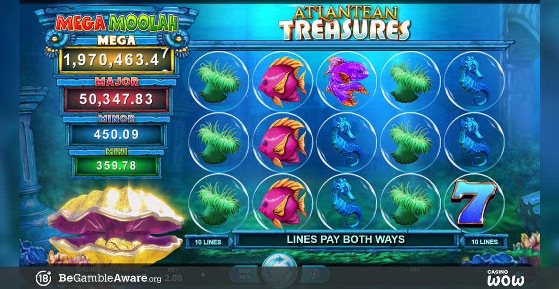 Atlantean Treasures Mega Moolah