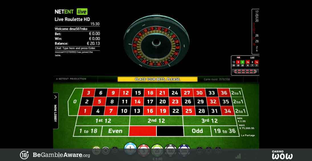 Live Auto Roulette HD