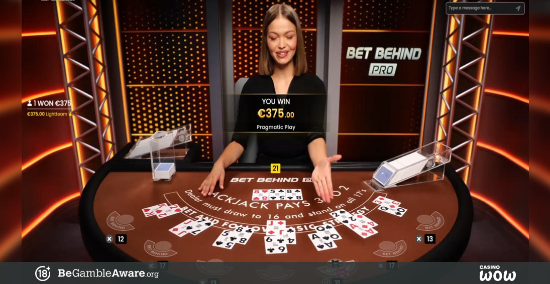Bet Behind Pro Blackjack