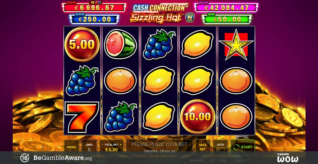 Cash Connection Sizzling Hot