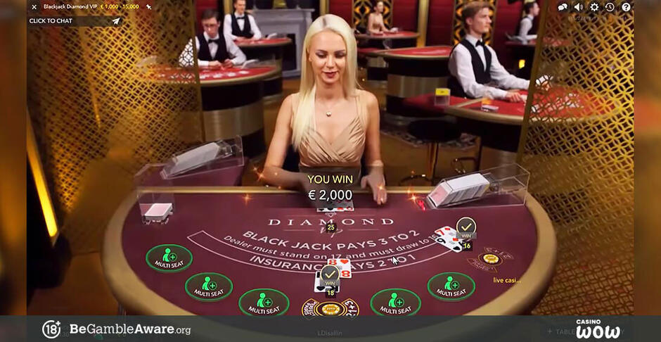 Diamond VIP Live Blackjack