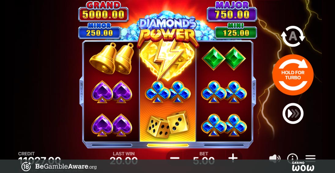 Diamonds Power: Hold and Win