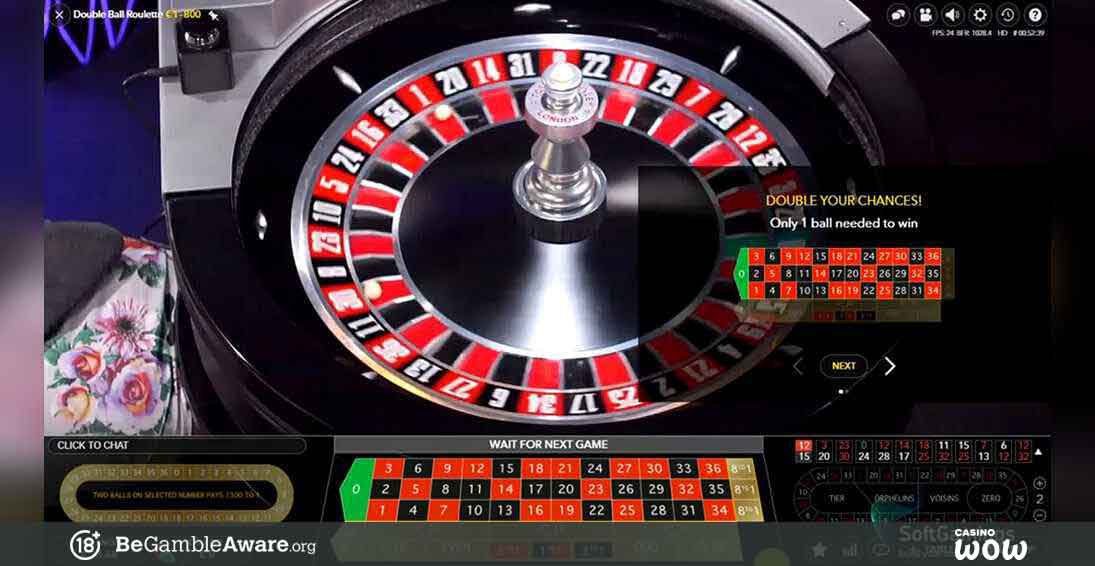 Live Double Ball Roulette