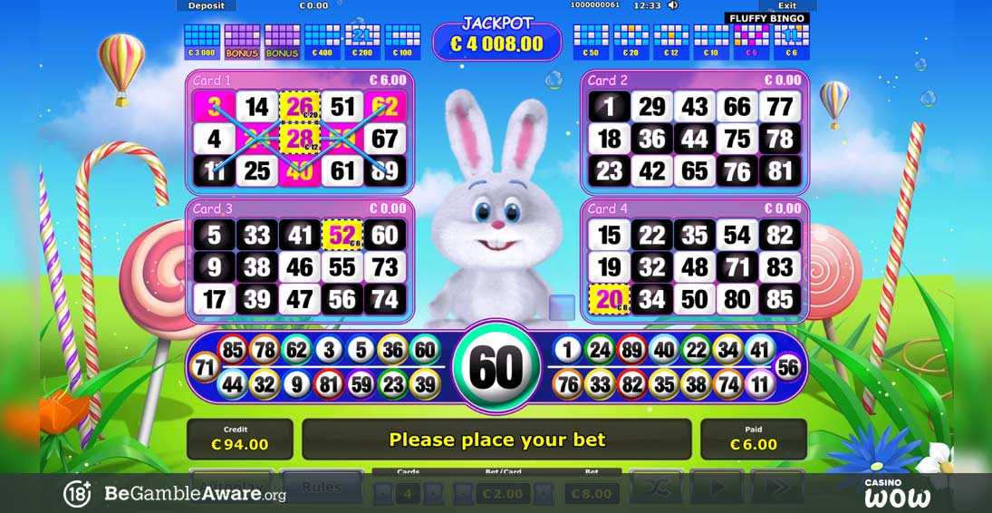 Fluffy Bingo