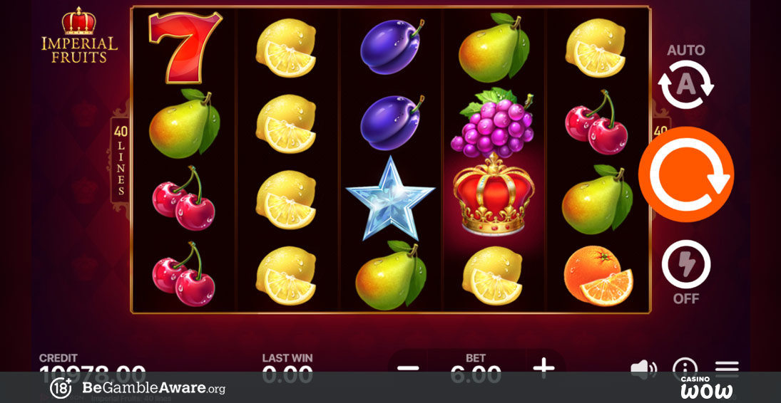 Imperial Fruits: 40 Paylines