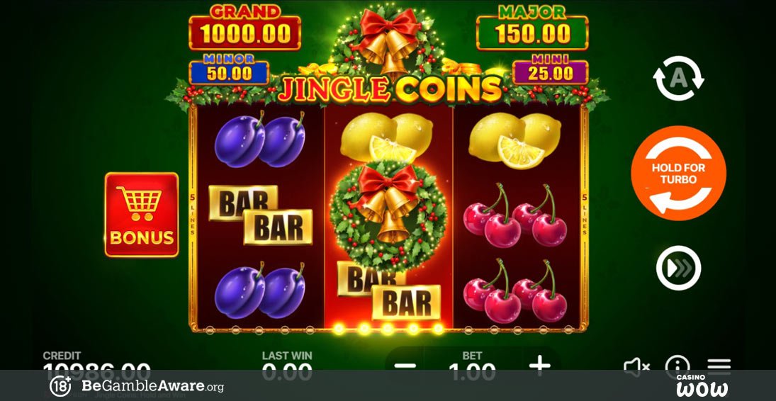 Jingle Coins Hold & Win