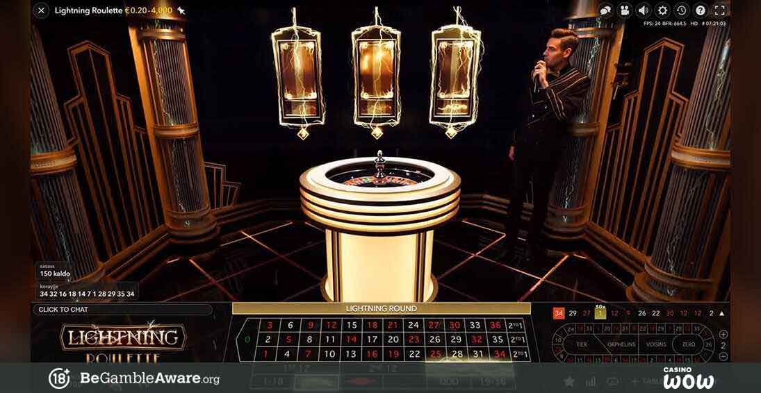 Live Lightning Roulette