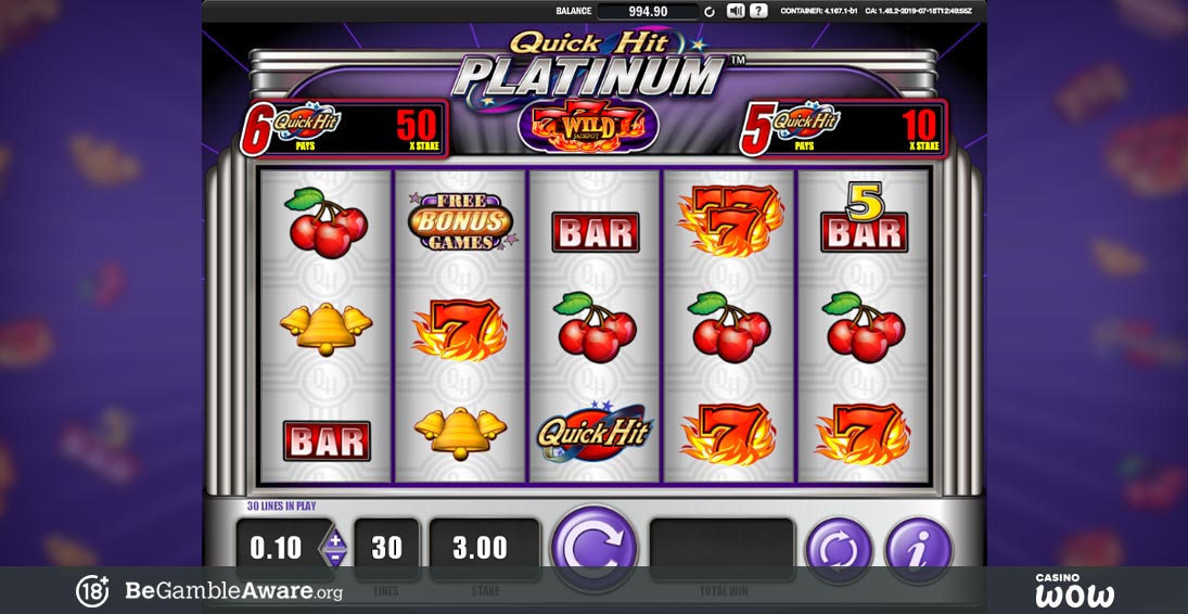 Quick Hit Platinum