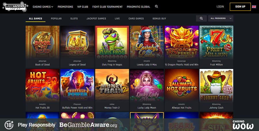 Lady Hammer Casino - Reviews, Games, - CasinoWow