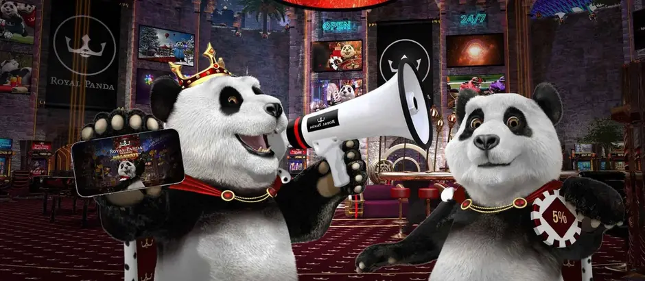 A new mobile-first site by Royal Panda Casino!